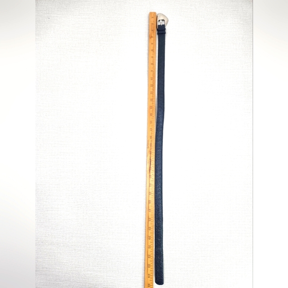 Christian Dior Vintage Belt Medium Blue Leather Women - Picture 14 of 15